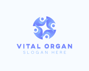 People Volunteer Organization logo design