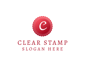 Notary Business Stamp Company logo design