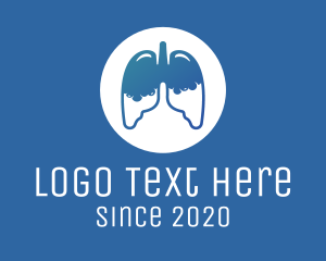 Lung Cancer - Respiratory Lung Disease logo design