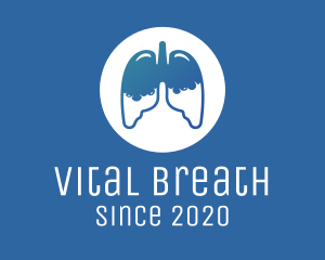 Breathing - Respiratory Lung Disease logo design