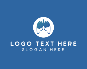 Respiratory System - Respiratory Lung Disease logo design