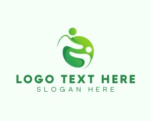 Globe - Hug Care Community logo design