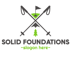 Sport - Outdoor Golf Skin Park logo design