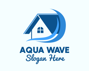 Home Realtor Waves  logo design