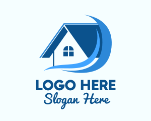 Village - Home Realtor Waves logo design