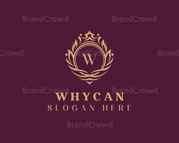 Crown Wreath Royalty Logo