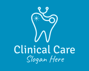 Blue Tooth Stethoscope  logo design