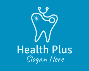 Blue Tooth Stethoscope  logo design