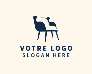 Upholsterer - Armchair Furniture Depot logo design