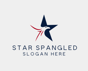 Star American Eagle logo design