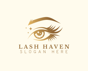 Luxury Eye Beauty logo design