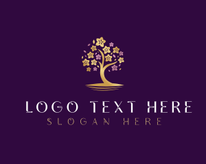 Stylist - Botanical Flower Tree logo design