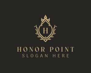 Crown Wreath Hotel logo design