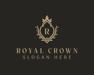 Crown Wreath Hotel logo design