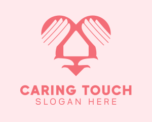 Caregiving - Heart Hand Orphanage logo design