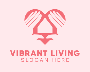 Living - Heart Hand Orphanage logo design