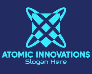 Blue Plasma Shield logo design