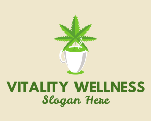 Healthy Herbal Hemp logo design