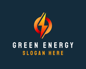 Lightning Bolt Energy logo design