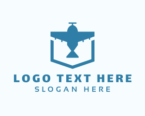 Logisitcs - Cargo Plane Transport logo design