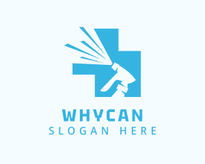 Sanitary - Spray Bottle Cleaning logo design