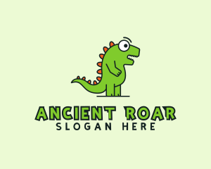 Dinosaur - Cute Cartoon Dino logo design