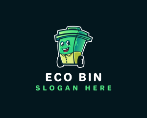 Bin - Trash Bin Recycling logo design