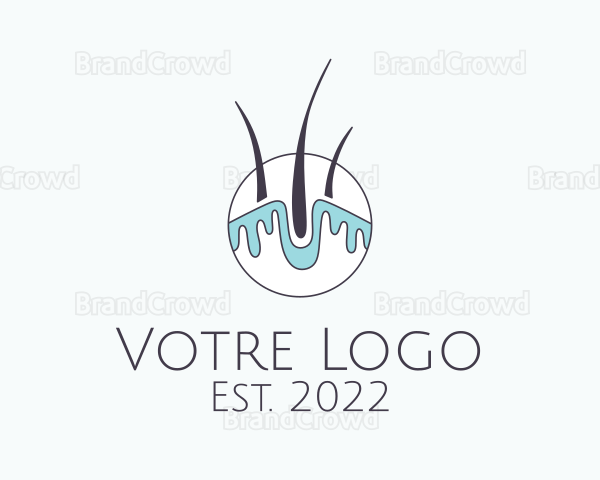 Dermatology Skincare Hair Logo