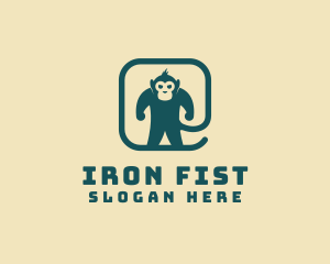 Tough - Tough Monkey Animal logo design