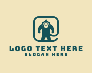 Tough Monkey Animal logo design