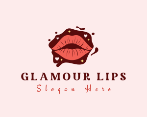 Beauty Lips Cosmetics logo design