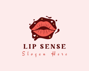 Beauty Lips Cosmetics logo design