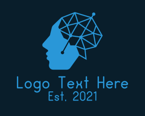 Cognitive Therapy - Human Psychological Therapist logo design