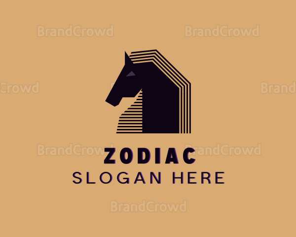 Pony Stallion Animal Logo