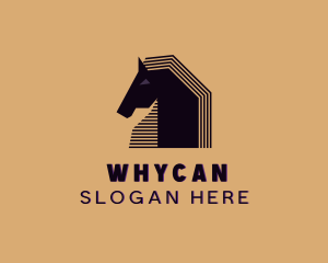 Pony Stallion Animal Logo