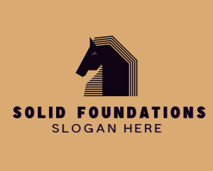 Horse Breeding - Pony Stallion Animal logo design