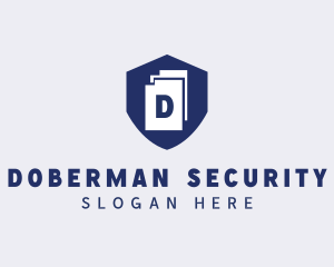 Secure Document Shield  logo design