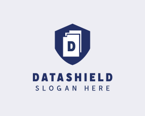Orange Shield - Secure Document Shield logo design