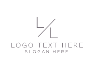 Modern - Generic Business Slash logo design