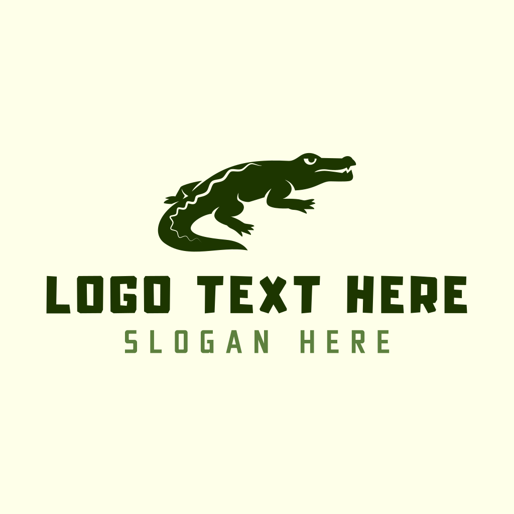 Green alligator outlet logo