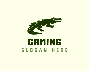 Conservation - Wild Alligator Crocodile logo design