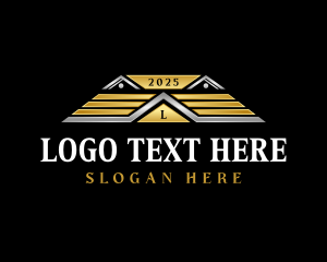 Real Estate Agent - Real Estate Roofing logo design