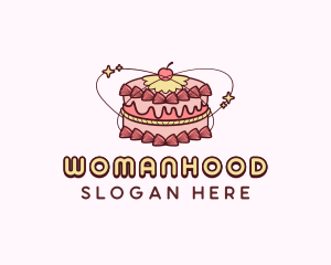 Sweet Cake Dessert Logo