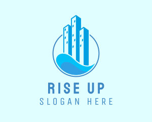 Urban City Water logo design