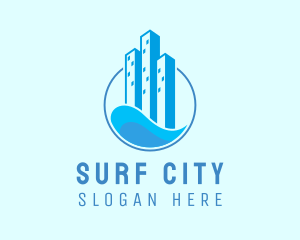 Urban City Water logo design