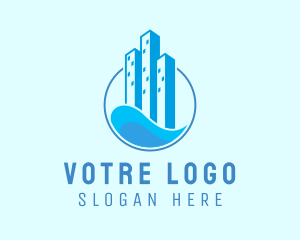 Urban City Water logo design