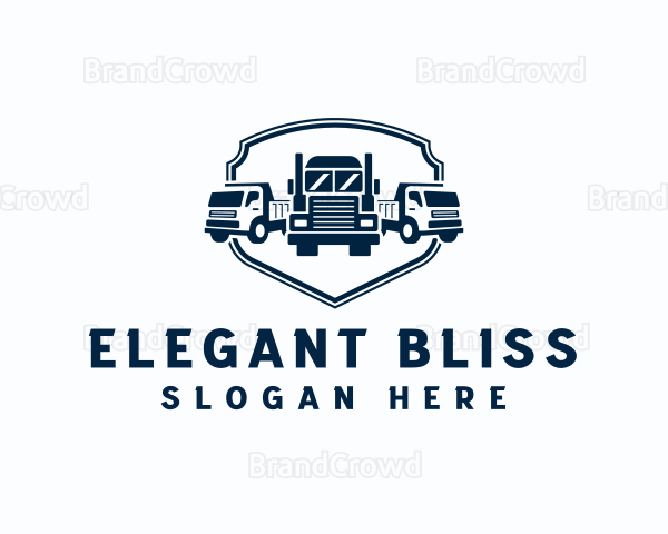 Truck Logistics Company Logo