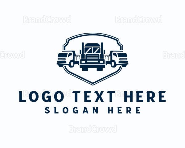 Truck Logistics Company Logo