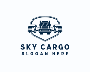 Truck Logistics Company logo design