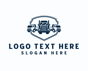 Distribution - Truck Logistics Company logo design